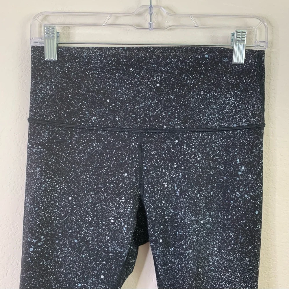 Lululemon womens Wunder Under HR 7/8 Tight luminesce splatter 8